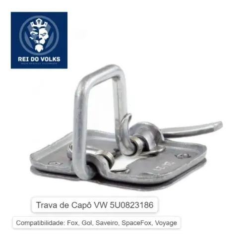 Trava de capo VW Fox, SpaceFox, Gol, Saveiro, Voyage