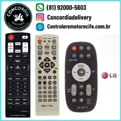 Controle Compativel com Som Lg