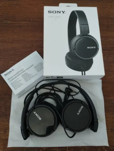 Headphone Profissional Sony Mdr-zx110 Preto