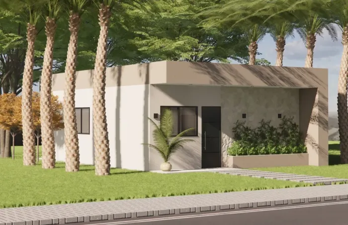 Casa nova de 2 quartos