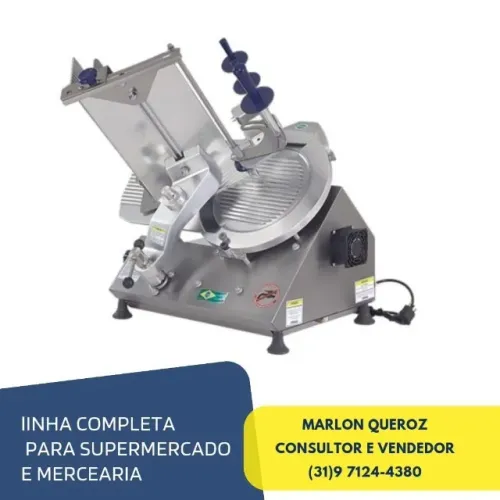 Cortador De Frios Automático Gural AXT 33i Inox Bivolt
