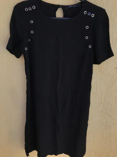 Vestido Preto Com Spikes Hit Woman (Usado)