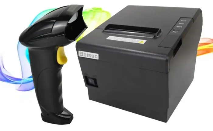 Kit Impressora Não Fiscal Térmica 80mm USB+Leitor Código barras