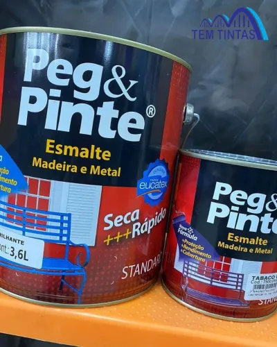 Tinta Esmalte Peg & Pinte para Madeira e Metal 3.6 Litros 
