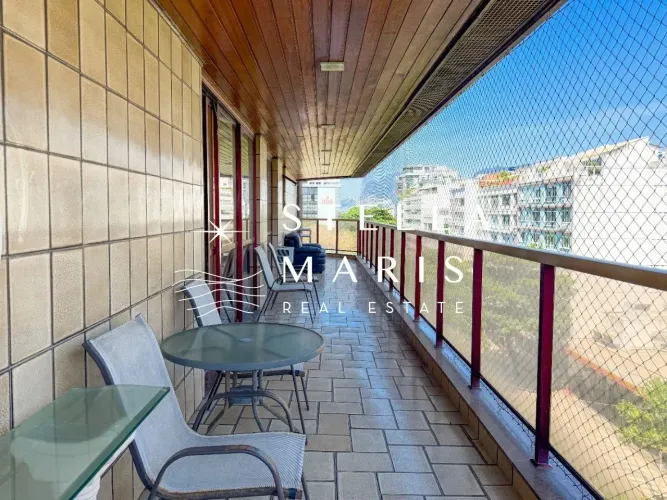 Ipanema, Rua Francisco Otaviano, Apartamento com varandão, vista mar, 149 m2, 3 quartos e