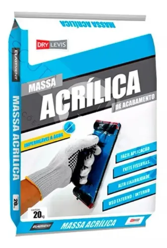 Massa Acrílica Drylevis para Acabamento - 20kg - Dry Levis