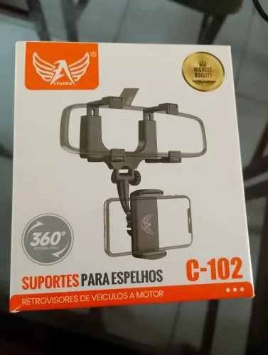 Suporte de celular retrovisor