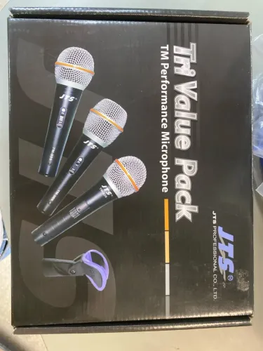 Kit Com 3 Microfones Dinamicos Jts Tri-tm-989 - Nfe
