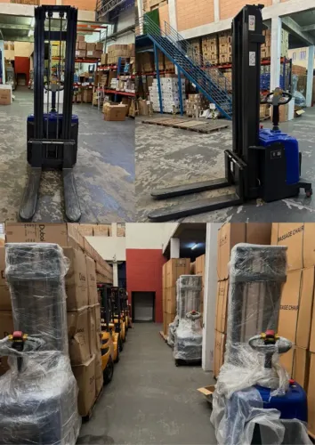 Empilhadeira Elétrica Cdd Triplex 2t | Elevação 5.40 Metros