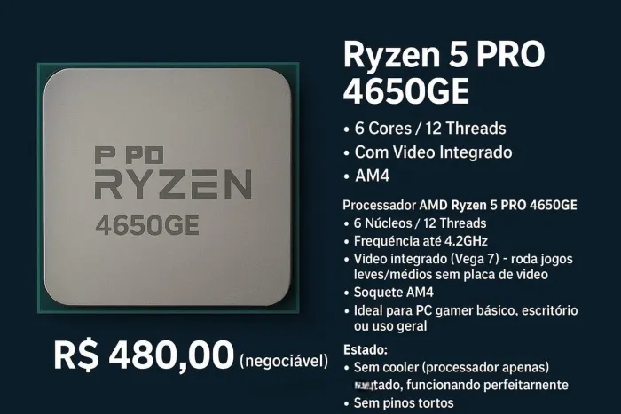 Ryzen 5 PRO 4650GE