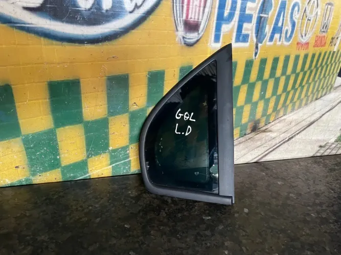 Vidro fixo vigia porta traseira direita vw gol g5 g6 g7 g8 