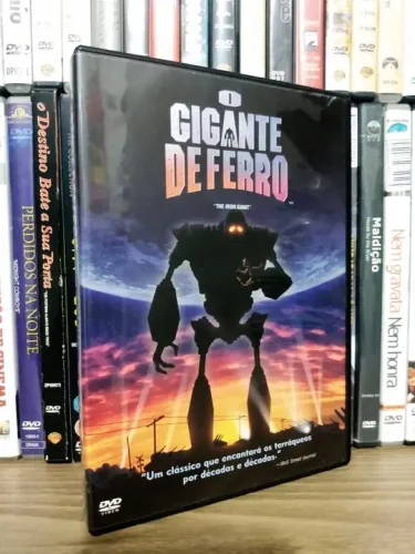 O GIGANTE DE FERRO - DVD ORIGINAL EM PERFEITO ESTADO - WARNER HOME VIDEO
