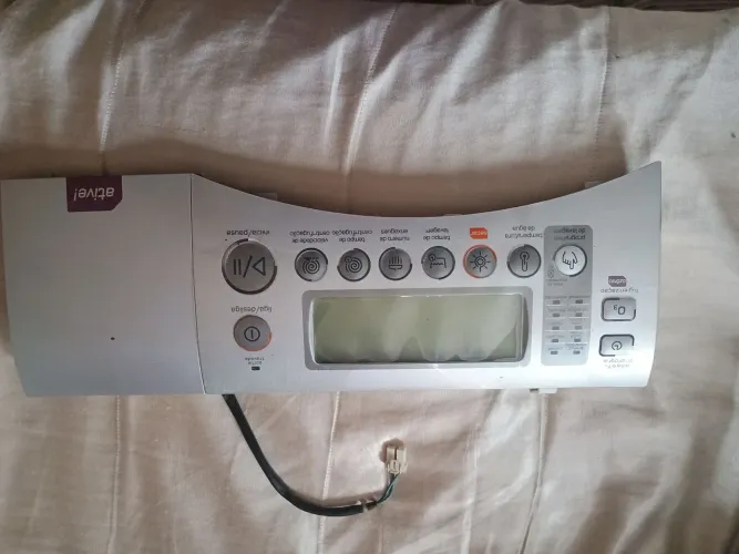 Painel de controle máquina de lavar