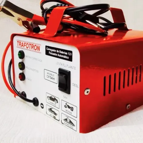 Carregador De Bateria Carro Moto 12v 5ah Cf5 Flutuante