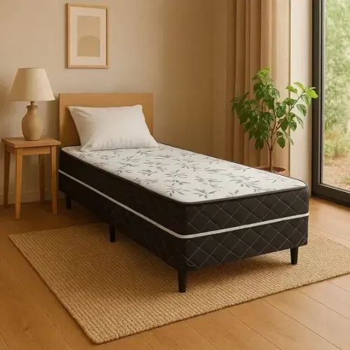 Cama Box de Solteiro Nova 5CM