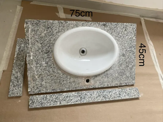 Bancada granito com cuba