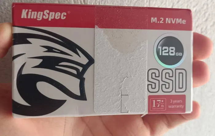 SSD M.2 Nvme Kingspec 128gb