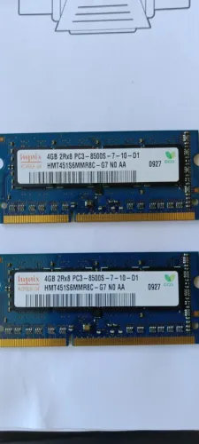 Hynix (2) 2 x 4 GB memória RAM para Laptop (8GB no total)
