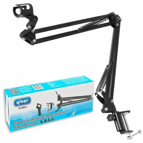 Braco articulado para Microfone BM 800 e outros
