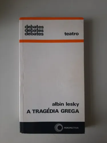 Livro A tragédia grega de Albin Lesky usado