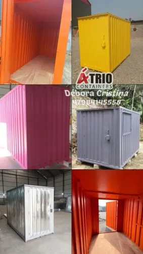 Containers  coleta,escritório, almoxarifado- Trio Containers