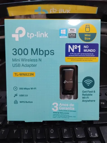 Adaptador Wi-Fi USB TP-Link TL-WN823N 300Mbps