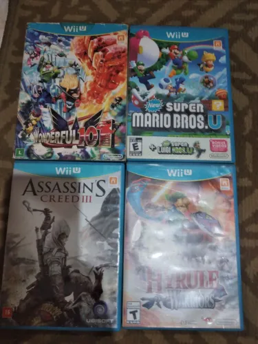 Jogos Wii U - The Wonderful 101, Mario, Assassin's Creed e Hyrule Warriors