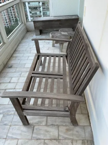 CONJUNTO CADEIRAS E MESA DE VARANDA TOK STOK