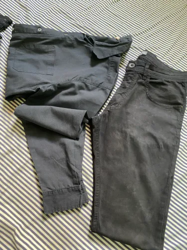 Calça e camisa social preta