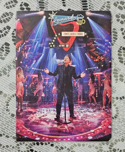 DVD Leonardo - Canto, Bebo e Choro - Promocional Raro