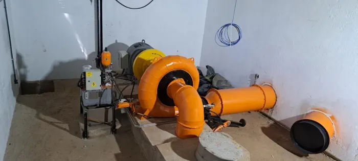 Turbina Francis hidrica + Gerador , geração de energia 