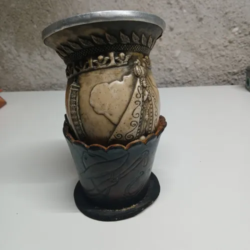 Vendo Essa cuia  de chimarrão vem antiga da nossa senhora 