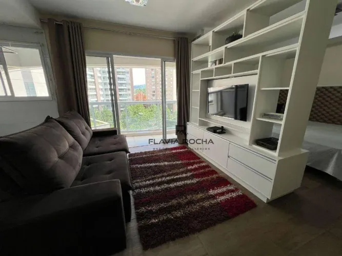 Condomínio Novare Alphaville - Apartamento com 1 dormitório para alugar, 50 m² - Empresari
