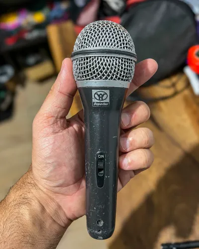 Microfone dinâmico Superlux PRA-C1