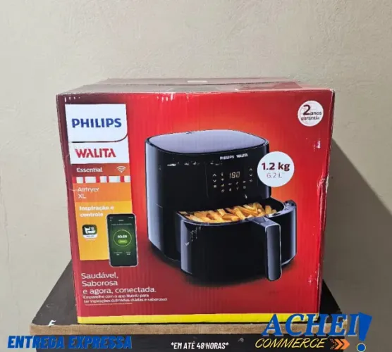 Air Fryer - 6,2L - Philips Walita - Preto - RI9280/90