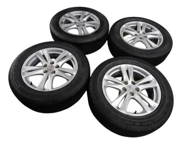 Jogo De Rodas Com Pneu Aro 18 Hyundai Santa Fe 3.5 V6 2012