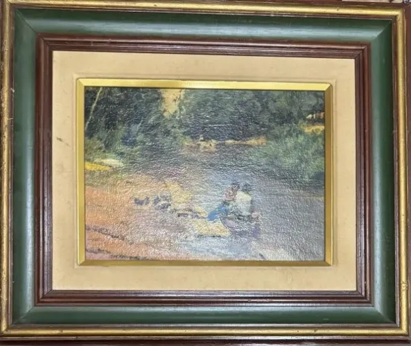 Óleo sobre eucatex