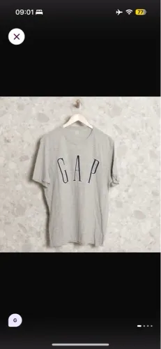 Camiseta GAP Cinza Original 