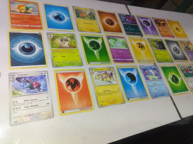 Cartas Pokémon Avulsas - Diversas Coleções kit 24 unidades bem conservada 