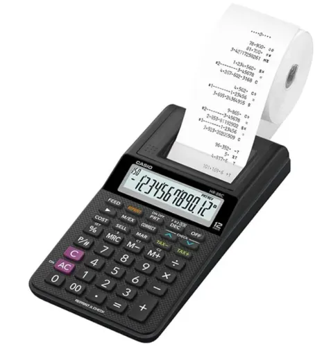 calculadora cassio Calculadora Casio HR-8RC Con Bobina Preto