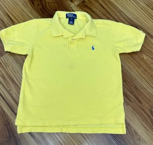 camisa ralph louren tamanho 6 anos importada (desapego)