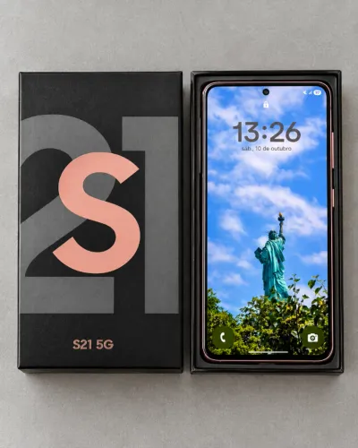 Samsung Galaxy S21 5G 128GB | 8GB RAM | Rosa | Com Caixa Original