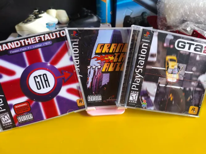 5 jogos de PlayStation 1 repro.