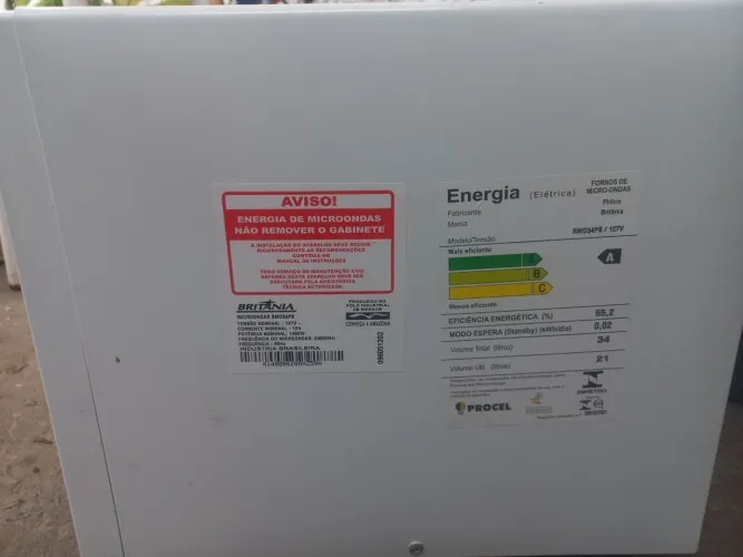 Micro-ondas Britânia 127w