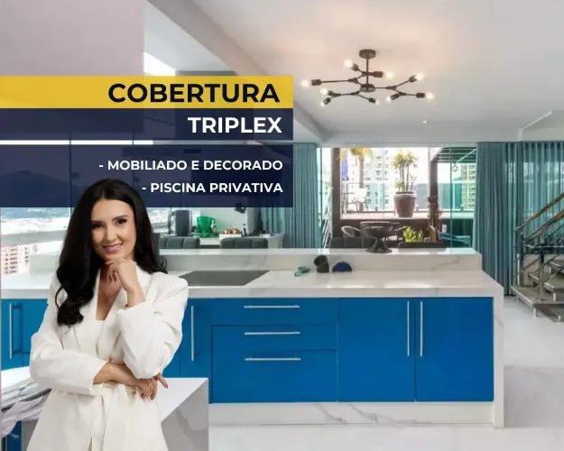 Cobertura 4 quartos mobiliado à venda no Edifício Ocean Tower Balneário Camboriú