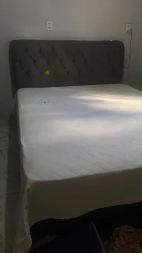 Cama Box Baú King Size + Colchão Rimol