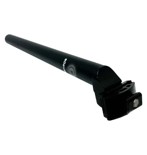 Canote 30.4 400mm com recuo de 1.5mm aluminio serve bike Gios novo