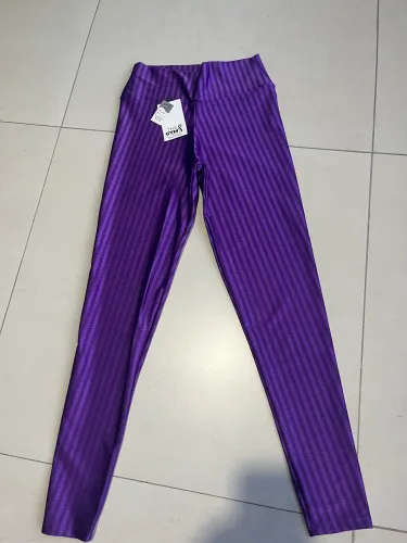 Calça legging de academia 3d NOVA roxo fúcsia
