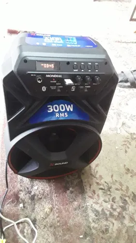 Mondial Linda 300w, Bluetooth, sd card, usb, rádio Potente!!!