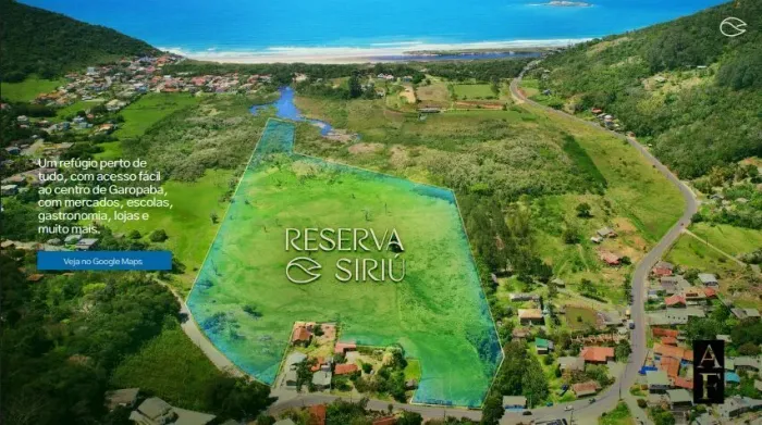 Terreno à venda no bairro Praia do Siriú - Garopaba/SC